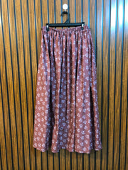 Waist 34  Length 37  Fabric Cotton Silk Women's Casual Skirt
