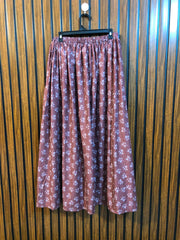 Waist 34  Length 37  Fabric Cotton Silk Women's Casual Skirt