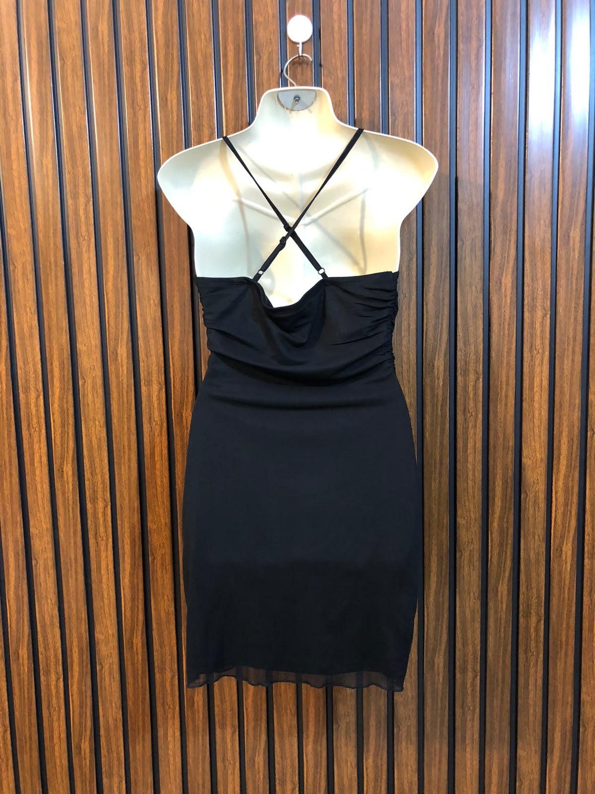Chest 18  Length 28  Fabric Net Women's Premium Mini Dress