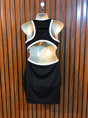 Chest 20  Length 31  Fabric Silk Jersey Women's Designer Party Dress