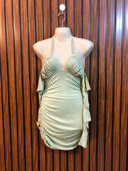Chest Small  Length 28  Fabric Silk Jersey Women's Signature Party Dress