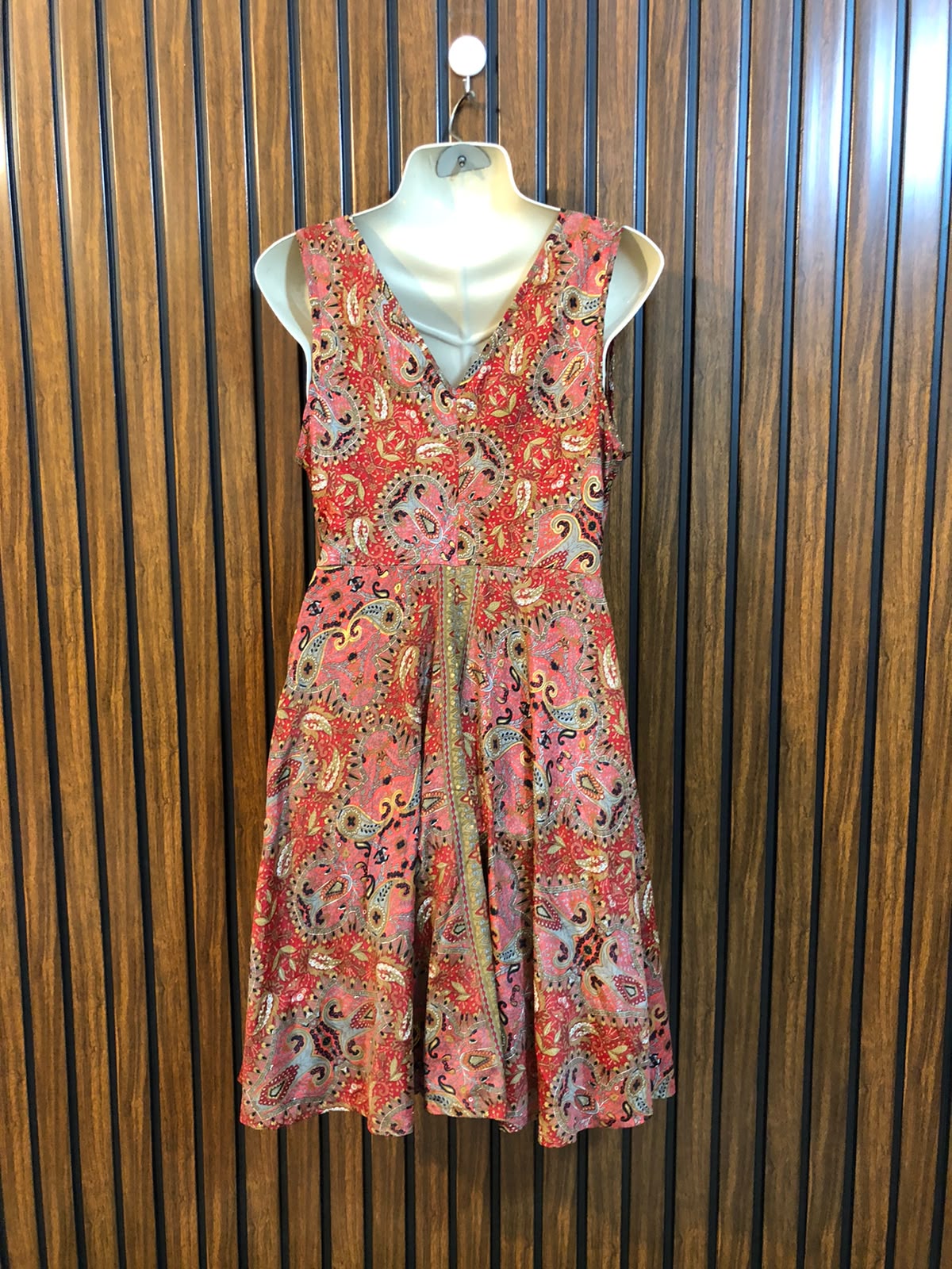 Chest 20  Length 35  Fabric Silk Women's Luxury Mini Dress