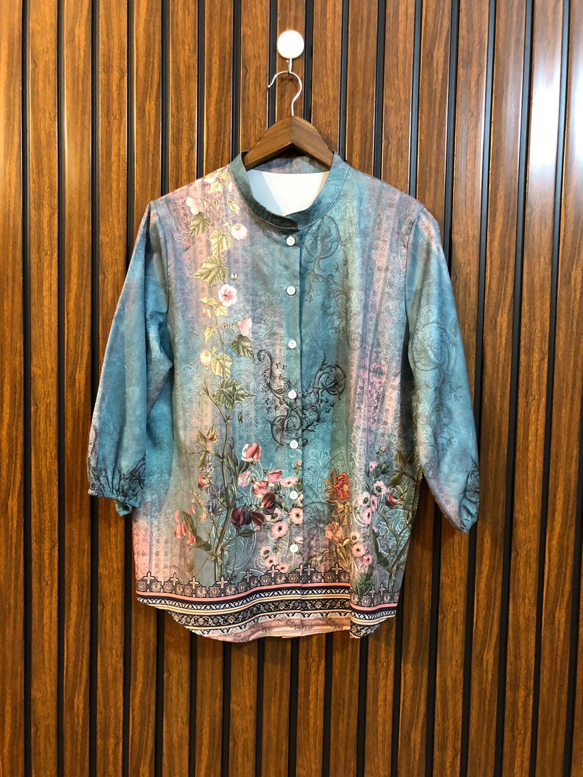 Chest 20  Length 25  Fabric silk Premium Women's Full Sleeve Top
