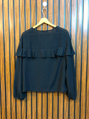 Chest 20  Length 22  Fabric chiffon Women's Casual Full Sleeve Top