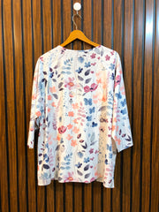 Chest 22  Length 27  Fabric silk Women's Fashion Full Sleeve Top