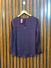 Chest 17  Length 22 to 23  Fabric silk Western Wear Women's Full Sleeve Top