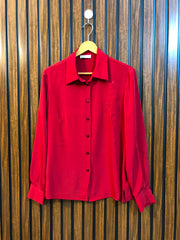 Chest 20  Length 23  Fabric silk Women's Branded Top Full Sleeve