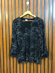 Chest 22  Length 25  Fabric silk jersey Original Women's Full Sleeve Top