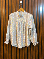 Chest 20  Length 24  Fabric Silk Western Women's Fashion Top