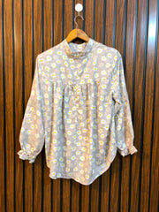 Chest 20  Length 24  Fabric Silk Western Women's Fashion Top