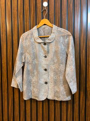 Chest 18  Length 22  Fabric Cotton Silk Women's Full Sleeve Casual Top