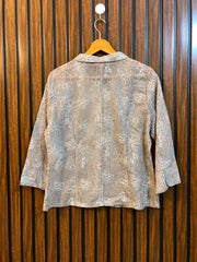 Chest 18  Length 22  Fabric Cotton Silk Women's Full Sleeve Casual Top