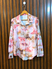 Chest 19  Length 25 To 27  Fabric Silk Women's Trendy Western Top