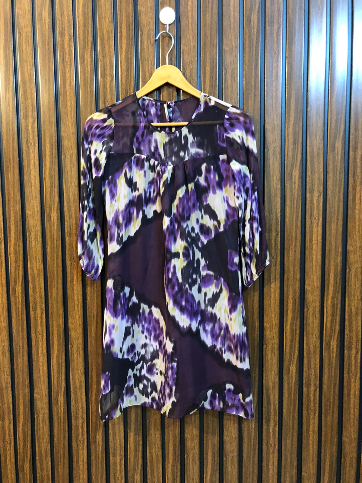 Chest 16  Length 31  Fabric Chiffon Branded Ladies Full Sleeve Top