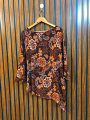 Chest 19  Length 25  Fabric Chiffon Women's New Arrival Full Sleeve Top