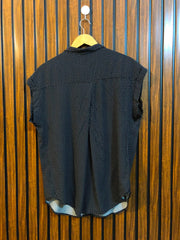 Chest 23  Length 27  Fabric Linen Western Branded Women's Summer Half Sleeve Top