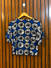Chest 19  Length 19  Fabric Linen Branded Western Ladies Summer Top