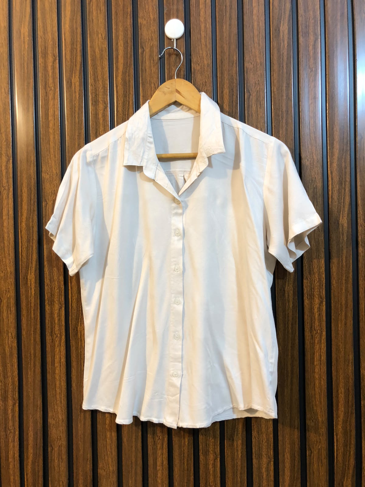 Chest 19  Length 22  Fabric Linen Women's Summer Half Sleeve Top Online