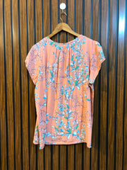 Chest 25  Length 26  Fabric Cotton Premium Women's Summer Half Sleeve Top