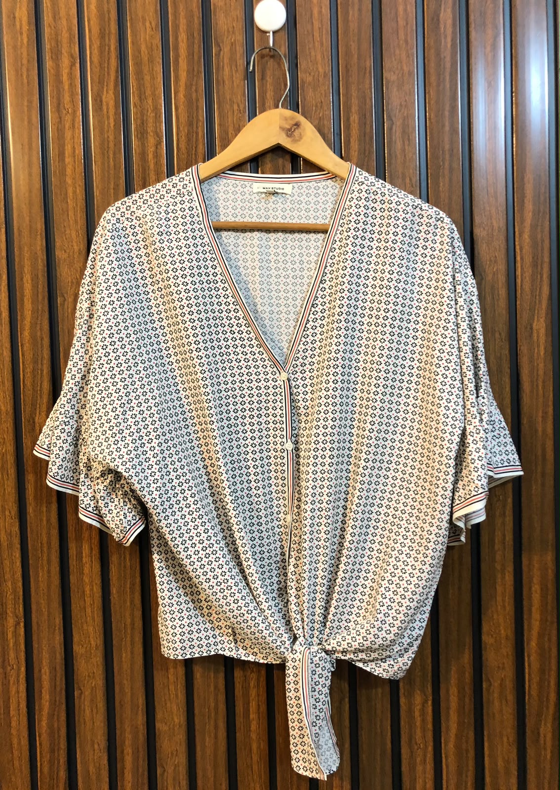 Chest 22  Length 22  Fabric Linen Western Women's Trendy Summer Top