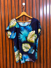 Chest 22  Length 21 To 23  Fabric Linen Women's Summer Top for Everyday Wear