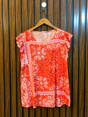 Chest 19  Length 24  Fabric Linen Western Fashion Women's Summer Top