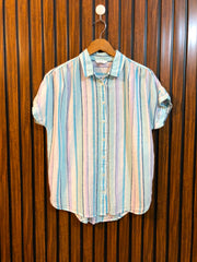 Chest Small Baggy Style  Length 25 To 26  Fabric Cotton Women's Branded Summer Collection Top