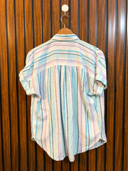 Chest Small Baggy Style  Length 25 To 26  Fabric Cotton Women's Branded Summer Collection Top
