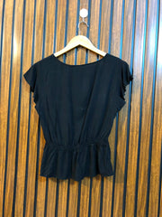 Chest 19  Length 20  Fabric Cotton Ladies Summer Half Sleeve Top