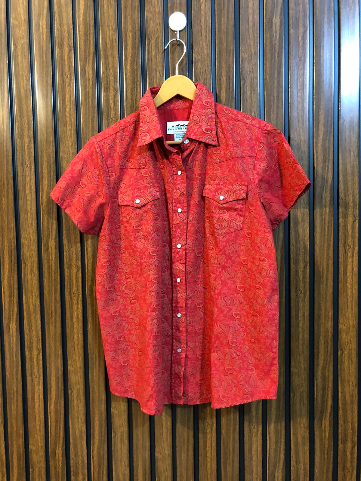 Chest 20  Length 25  Fabric Cotton Western Women's Top Collection