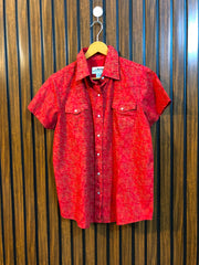 Chest 20  Length 25  Fabric Cotton Western Women's Top Collection