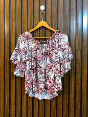 Chest 21  Length 18  Fabric Linen Women's Western Outfit Top