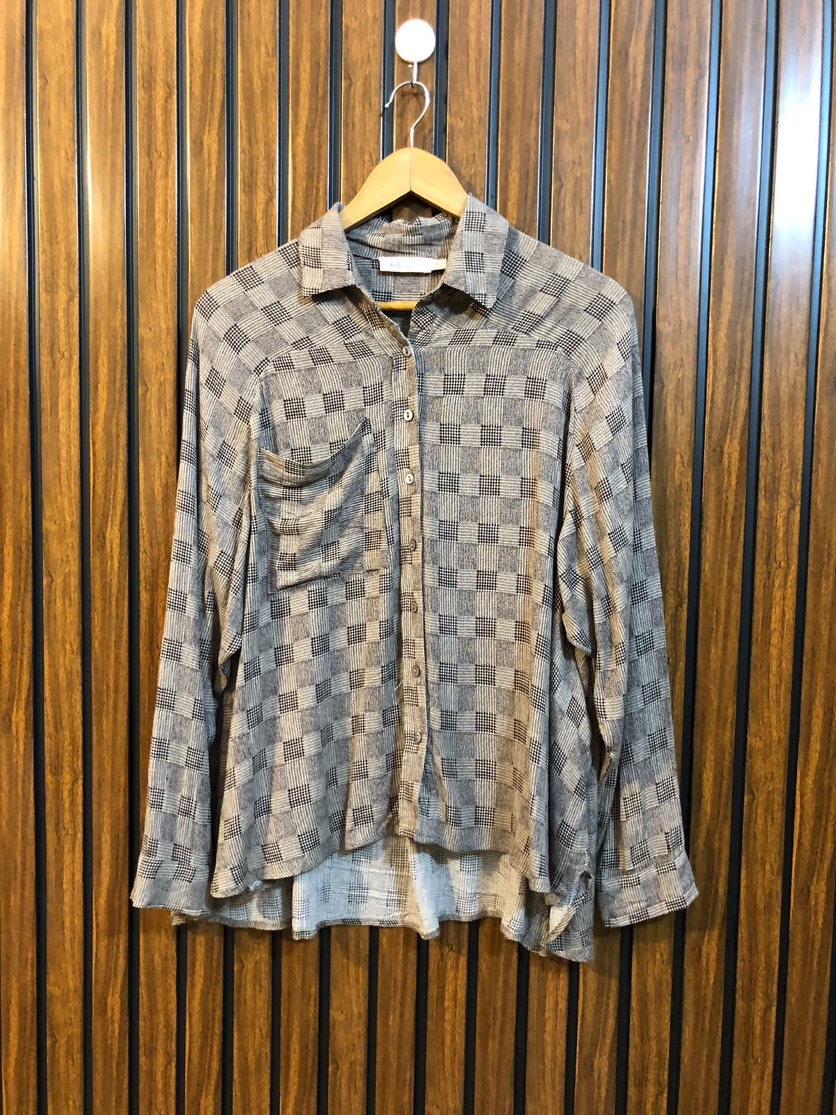 Chest 21  Length 24 To 25  Fabric Cotton Women's Western Full Sleeve Top