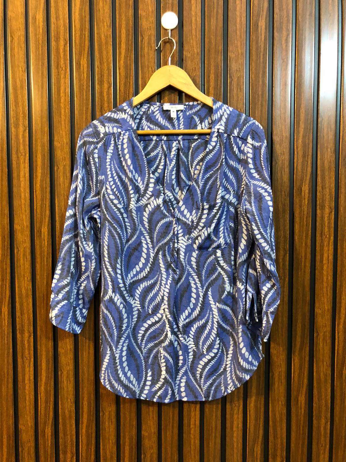 Chest 19  Length 24 To 26  Fabric Cotton Silk Branded Women's Casual Top
