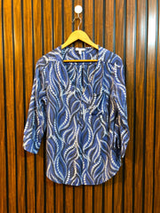 Chest 19  Length 24 To 26  Fabric Cotton Silk Branded Women's Casual Top