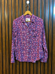 Chest 17  Length 24  Fabric Linen Women's Elegant Full Sleeve Top