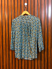 Chest 21  Length 26  Fabric Linen Women's Modern Summer Top
