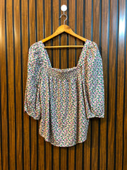 Chest Large  Length 25  Fabric Cotton Silk Women's Premium Casual Top