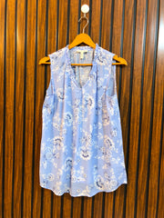 Chest 19  Lenght 25  Fabric silk Western Branded Women's Sleeve Top