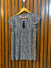 Chest 19  Lenght 24  Fabric cotton Imported Women's Sleeve Top