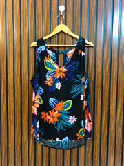Chest 23  Lenght 24 to 27  Fabric linen Women's Daily Wear Top