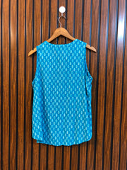 Chest 19  Lenght 24  Fabric linen  Modern Western Ladies Top