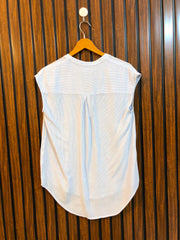 Chest 19  Lenght 26 to 27  Fabric linen Women's Smart Casual Top