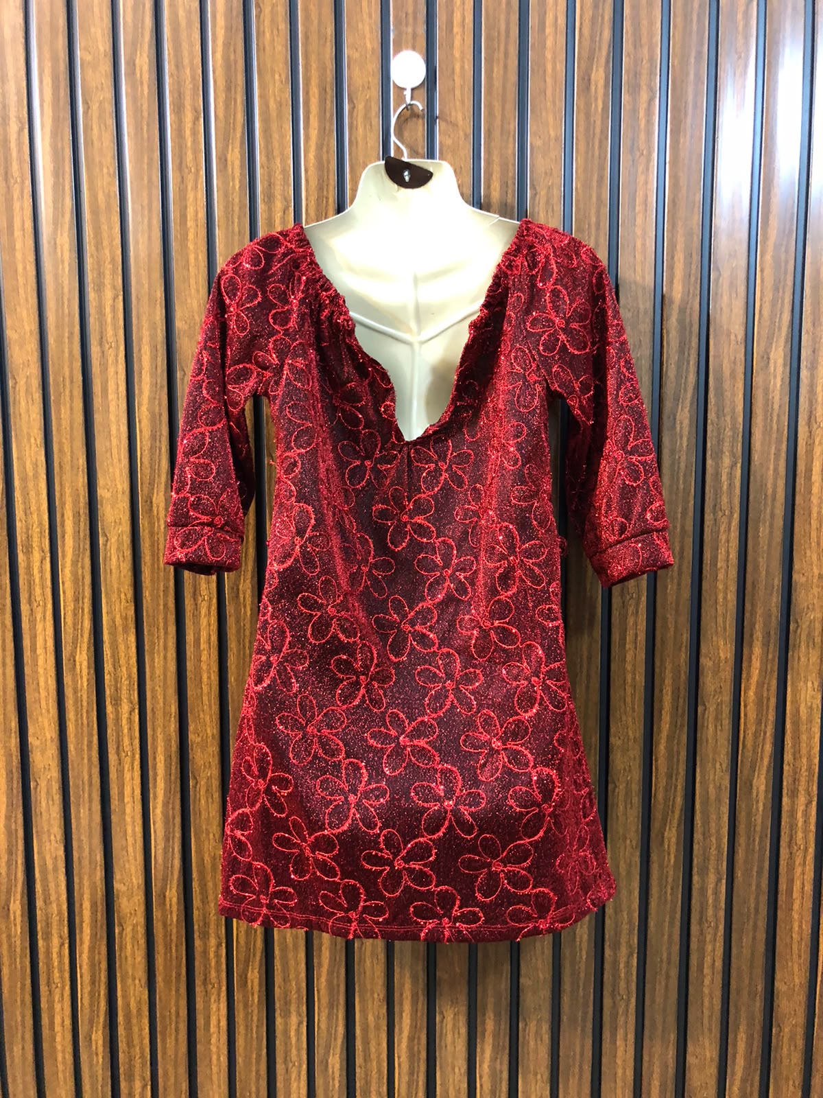 Chest 19  Length 26  Fabric Silk Jersey Trendy Women's Western Party Dress Collection