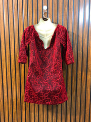 Chest 19  Length 26  Fabric Silk Jersey Trendy Women's Western Party Dress Collection