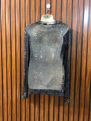 Chest 20  Length 24  Fabric Net Glamorous Western Party Dresses for Women