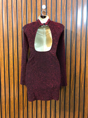 Chest 17  Length 28  Fabric Silk Jersey Trendy Evening Party Wear Dresses for Ladies