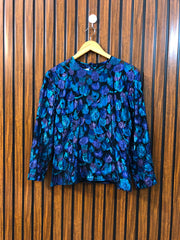 Chest 17.5  Length 22  Fabric Chiffon Western Branded Women's Party Wear Top Collection