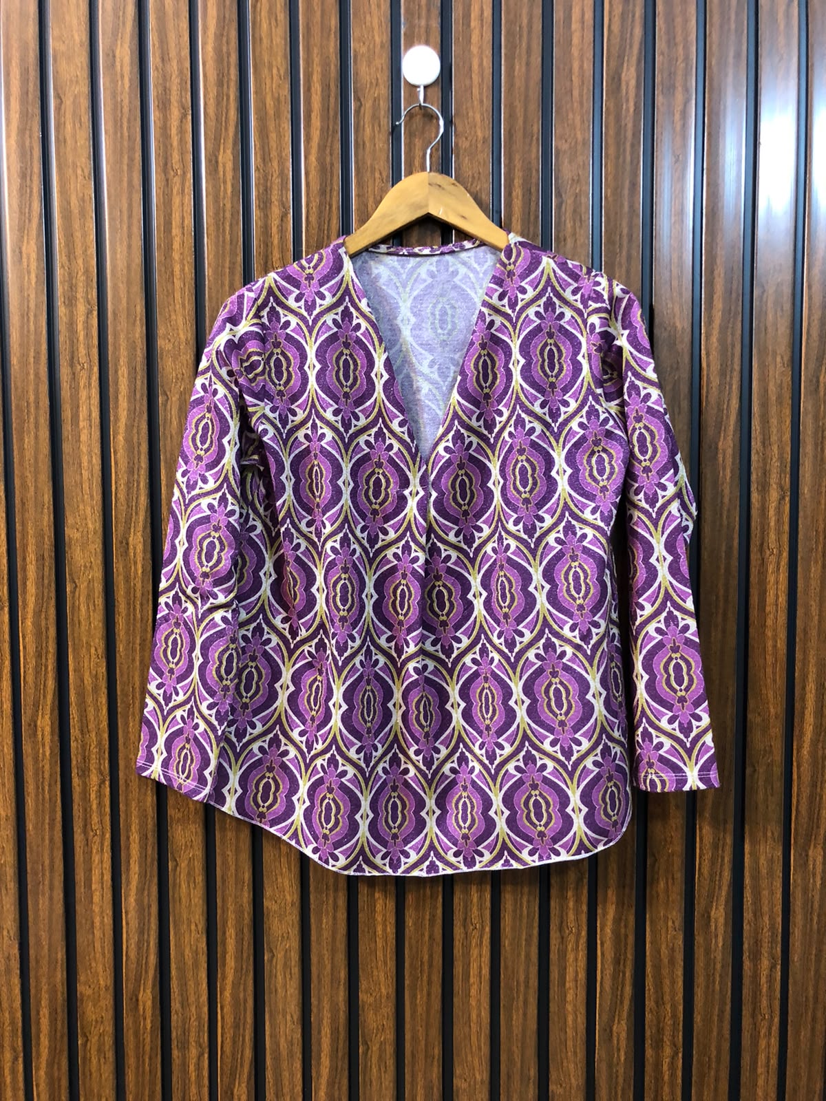 Chest 19  Length 24  Fabric Silk Jersey Elegant Women's Party Wear Tops Collection