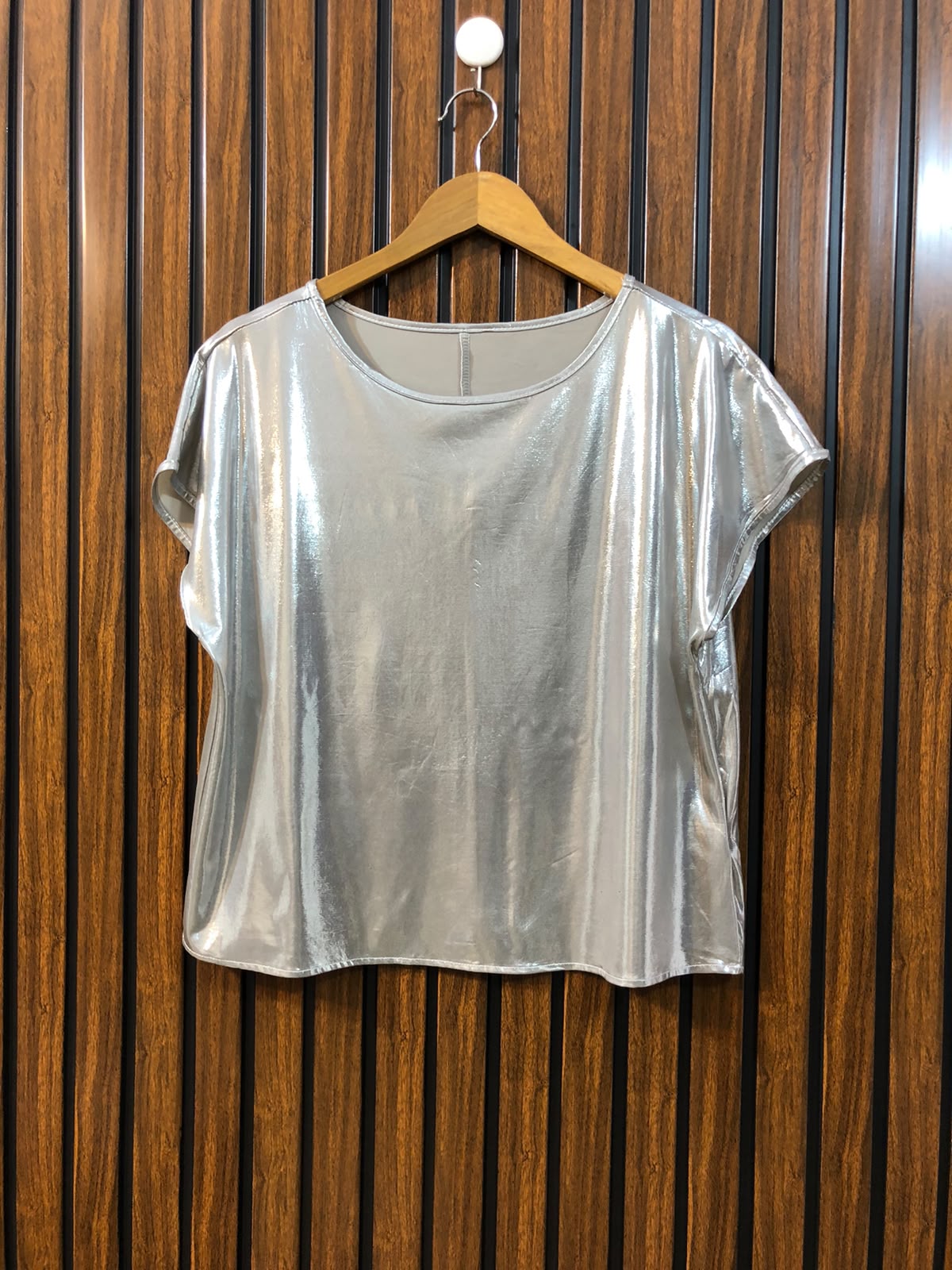 Chest 21  Length 20  Fabric Silk Jersey Fashionable Branded Party Wear Top